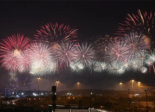 浦城县焰火晚会